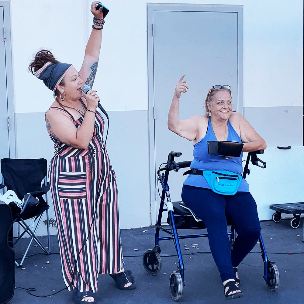 The Tom's Palms team celebrates the success of the fundraiser